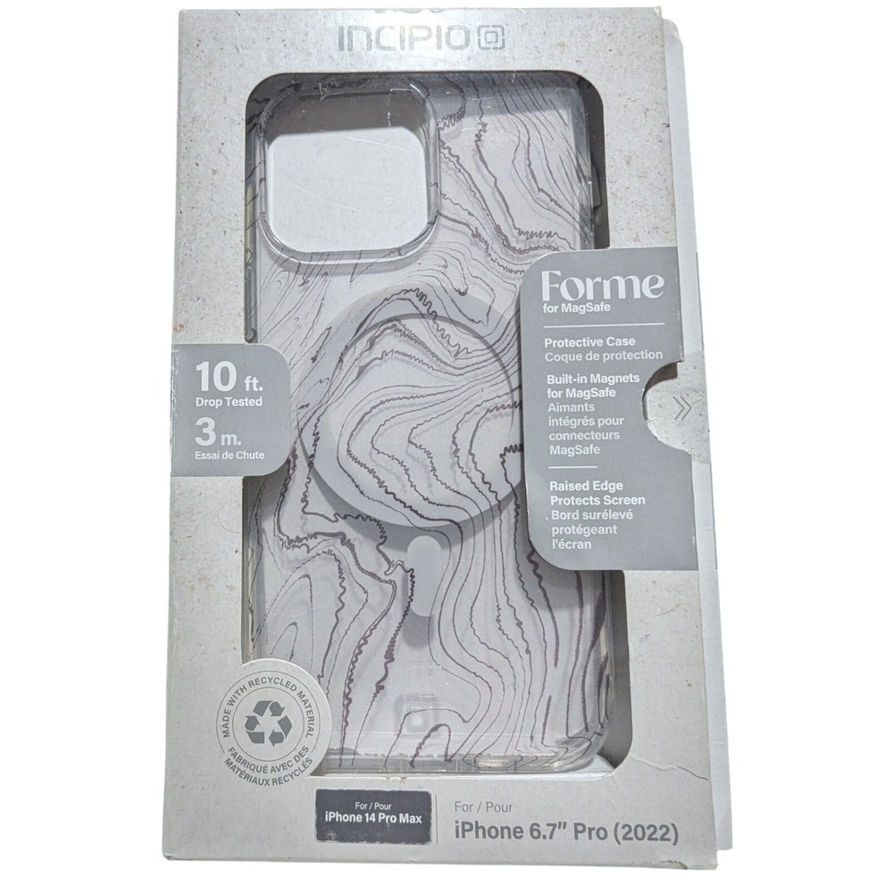 Q6. Incipio ForMe Series Magsafe Case iPhone 14 Pro Max - Topographic
